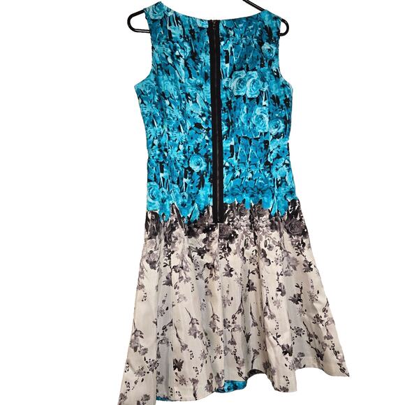 VINTAGE - DRESS BARN Floral Sleeveless Fit & Flare Casual Sun Dress Size 8 -NWTs - Picture 2 of 6